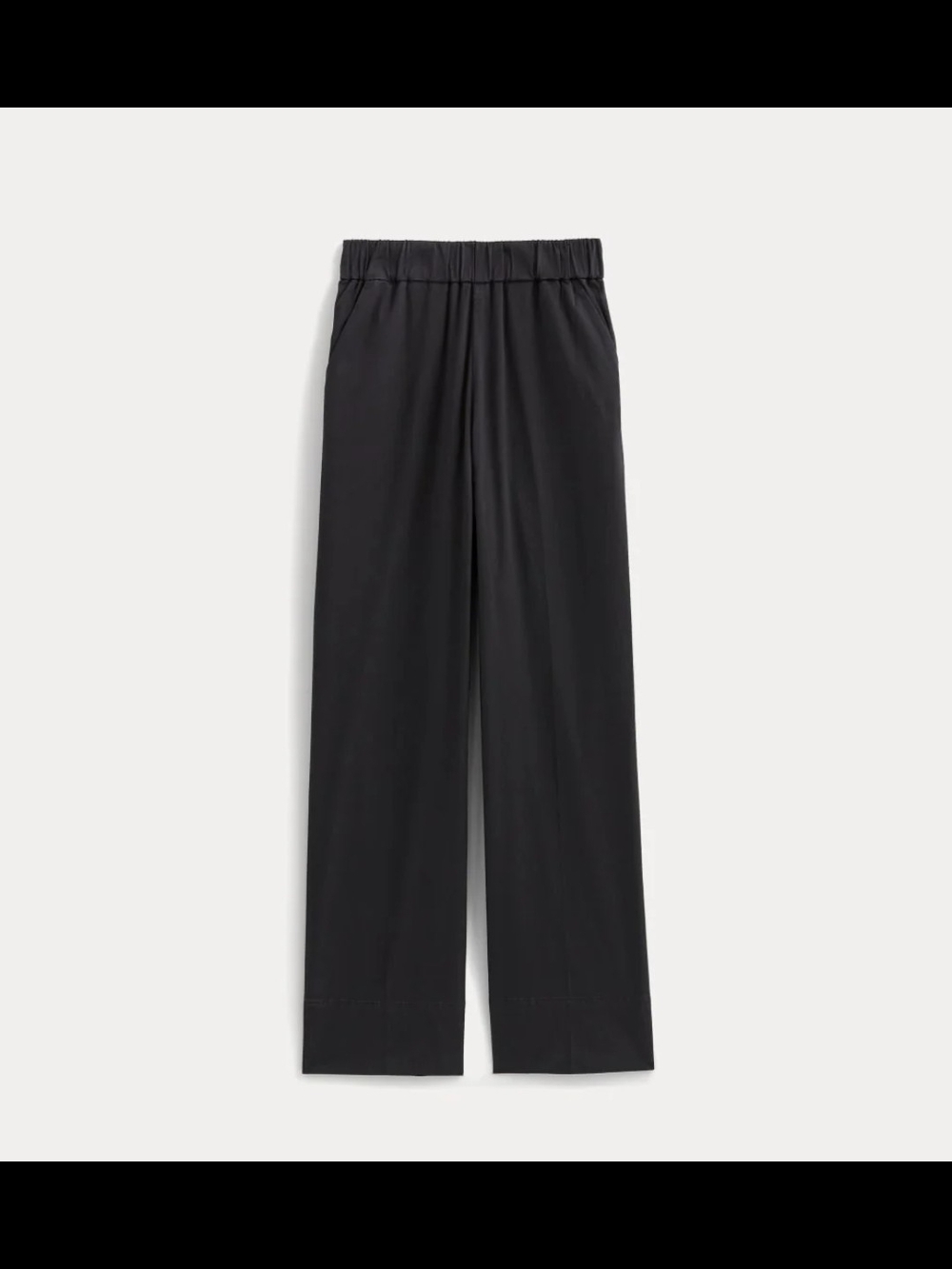 Everlane Black Cotton Easy Pant - Picture 3 of 6